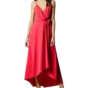 Ted Baker Leaanah Wrap Maxi Dress Coral Pink